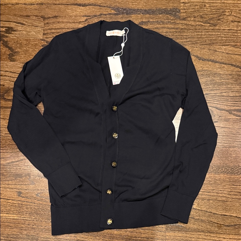 Tory Burch women’s black Cardigan Sweater